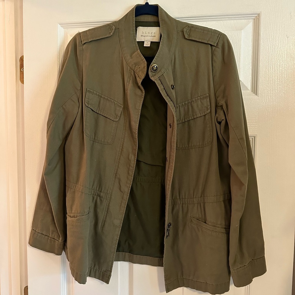 Hinge Olive Utility Jacket